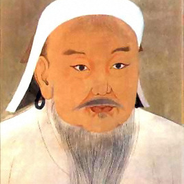 Genghis Khan is believed to have had syphilis. Source: Anonymous court painter, The Yuan Dynasty (1279�1368), Portrait of Genghis Khan from 14th century http://www.ancient-origins.net/news-evolution-human-origins/prolific-legacies-ancient-conquerors-020255 Wikimedia Commons